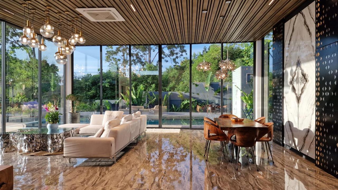 Villa Obsidian, With Staff, Sea View And Walk To Choeng Mon Beach Kültér fotó