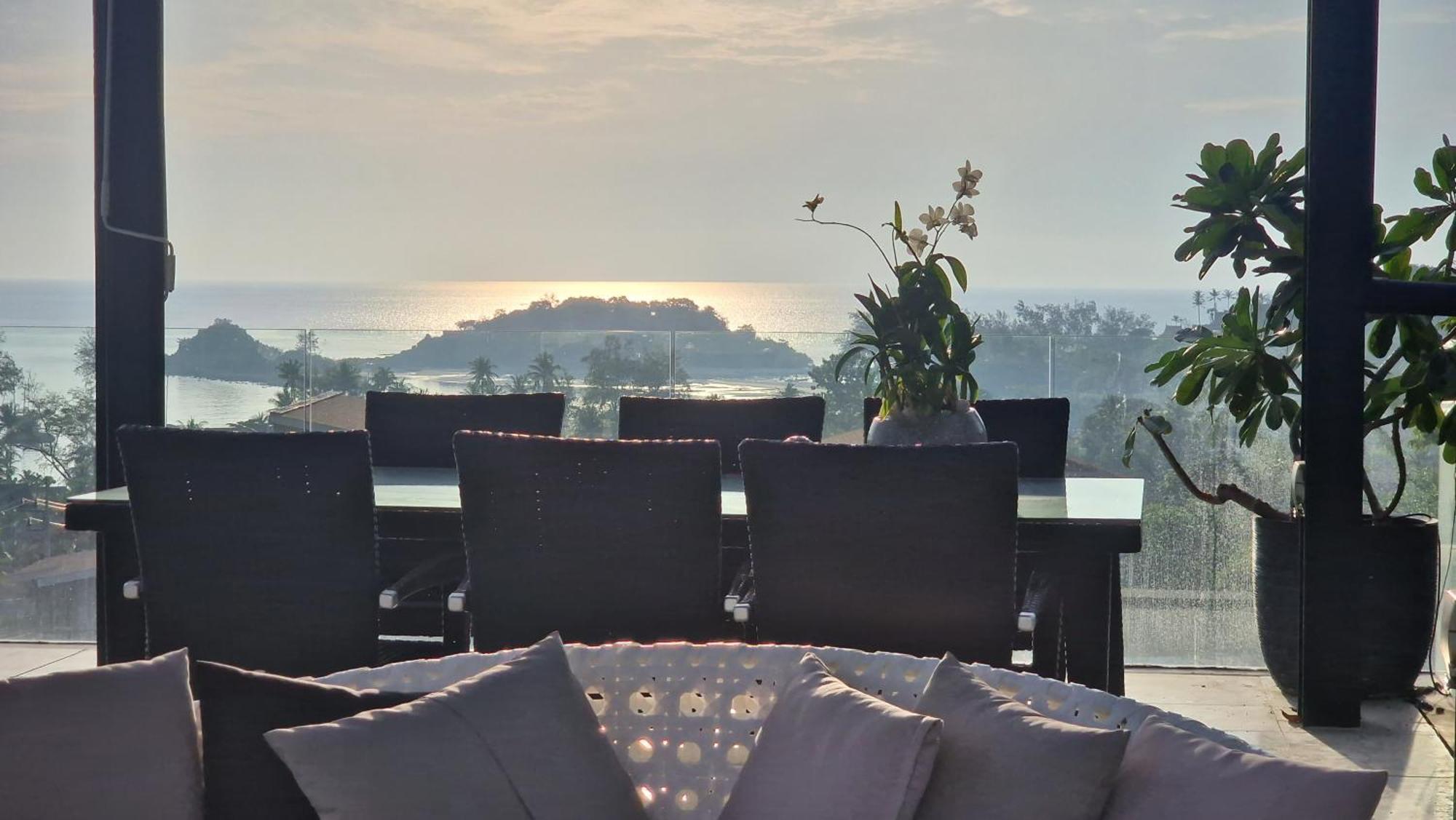 Villa Obsidian, With Staff, Sea View And Walk To Choeng Mon Beach Kültér fotó