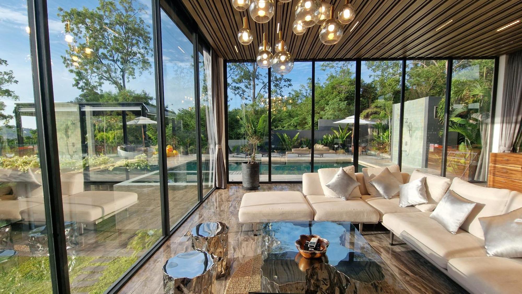 Villa Obsidian, With Staff, Sea View And Walk To Choeng Mon Beach Kültér fotó